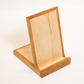 Maple Phone Stand with Cherry Accents