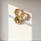 Oak and Cedar Honeycomb Shelves Set