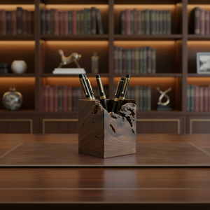 Live Edge Walnut Pen & Pencil Holder