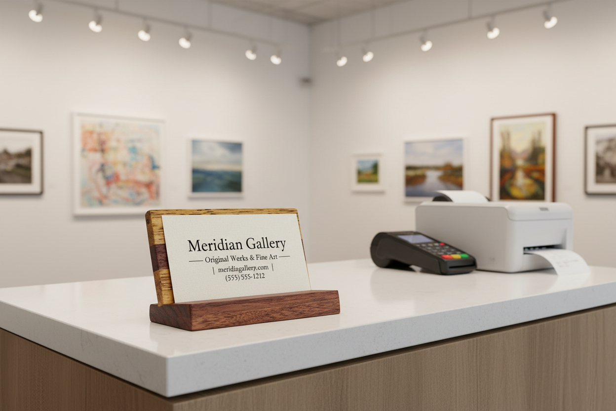 Art Gallery Checkout Counter